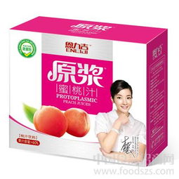 恩力吉礼盒系列饮品原浆蜜桃汁 盒装420ml，诚招代理共谋发展